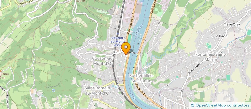 localisation de l'entreprise COPROPRIETE  COUZON-AU-MONT-D'OR