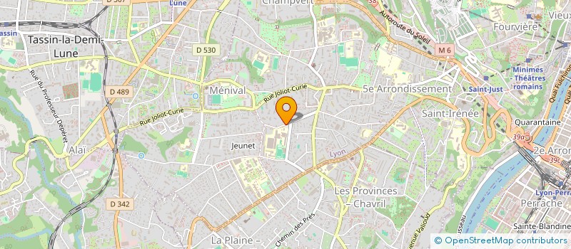 localisation de l'entreprise COPROPRIETE  LYON
