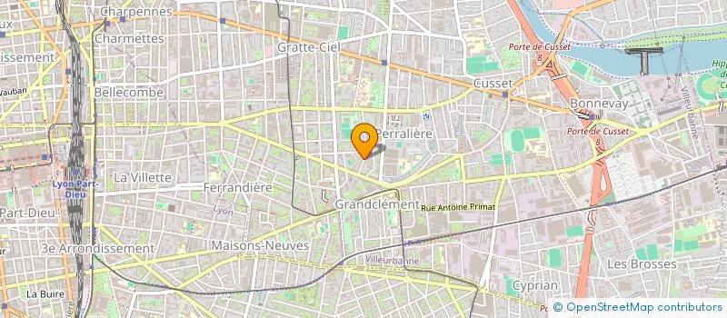 localisation de l'entreprise COPROPRIETE  VILLEURBANNE