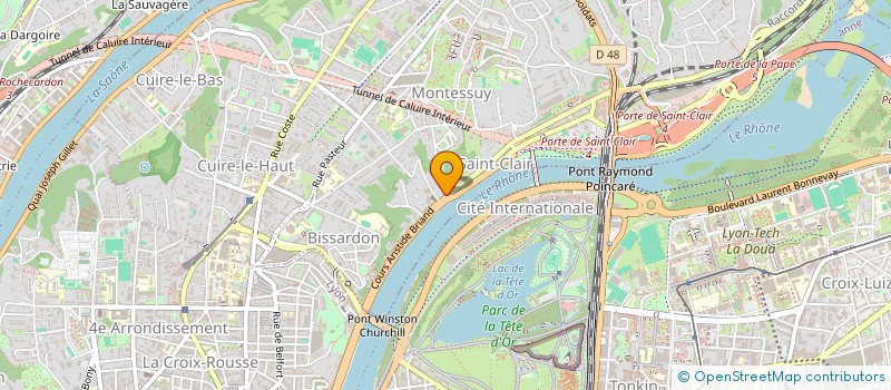 localisation de l'entreprise COPROPRIETE à CALUIRE-ET-CUIRE