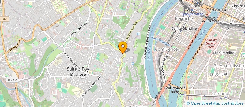 localisation de l'entreprise COPROPRIETE  SAINTE-FOY-LES-LYON