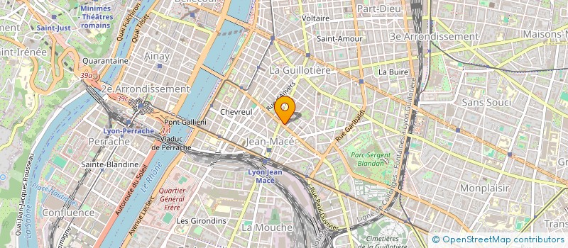 localisation de l'entreprise COPROPRIETE  LYON