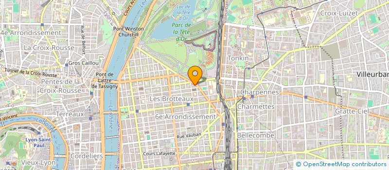 localisation de l'entreprise COPROPRIETE  LYON