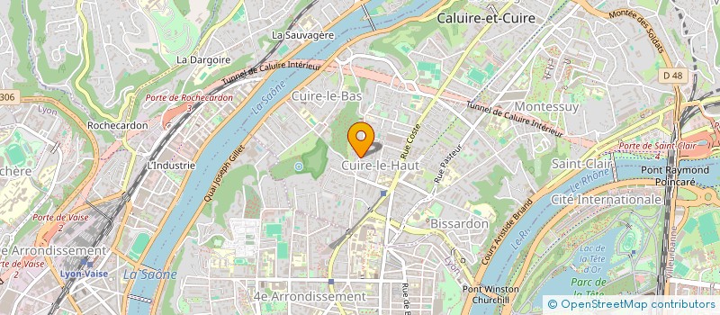 localisation de l'entreprise COPROPRIETE à CALUIRE-ET-CUIRE