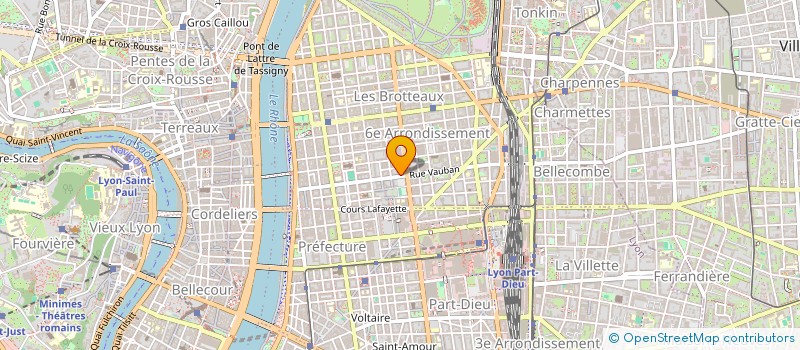 localisation de l'entreprise COPROPRIETE  LYON