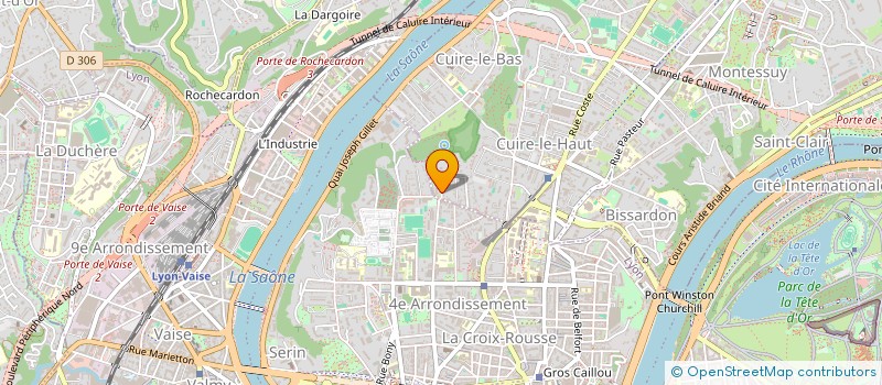 localisation de l'entreprise COPROPRIETE à CALUIRE-ET-CUIRE