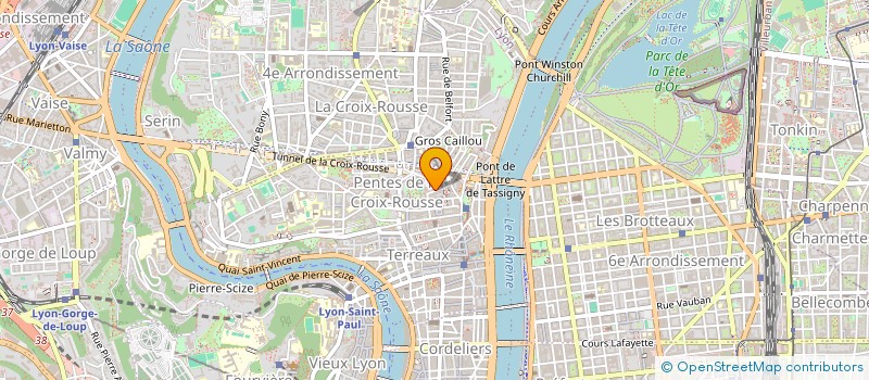 localisation de l'entreprise COPROPRIETE à LYON