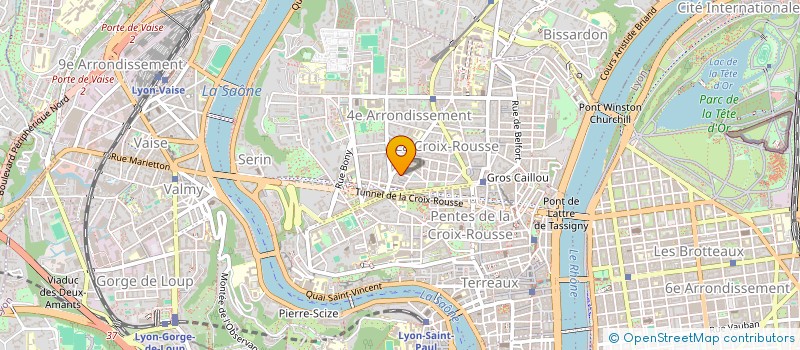 localisation de l'entreprise COPROPRIETE  LYON