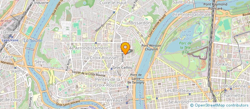 localisation de l'entreprise COPROPRIETE  LYON