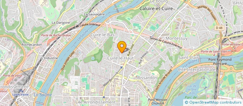 localisation de l'entreprise COPROPRIETE à CALUIRE-ET-CUIRE