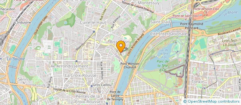 localisation de l'entreprise COPROPRIETE à CALUIRE-ET-CUIRE