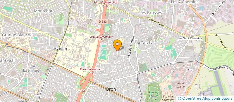 localisation de l'entreprise COPROPRIETE  BRON