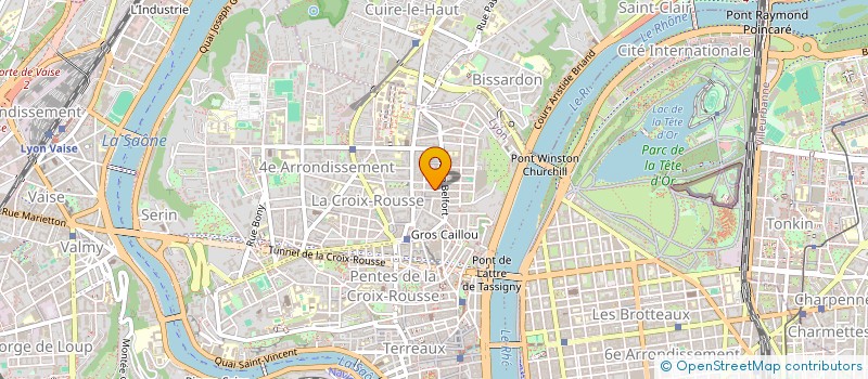 localisation de l'entreprise COPROPRIETE  LYON