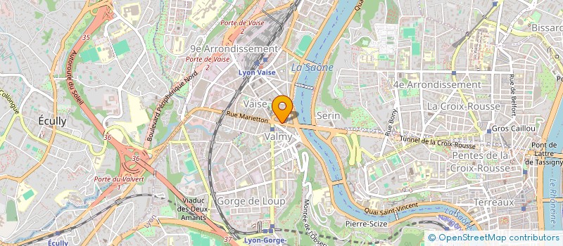 localisation de l'entreprise COPROPRIETE  LYON