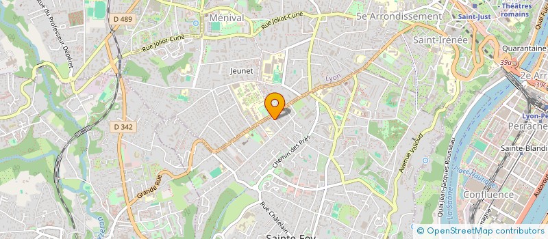 localisation de l'entreprise COPROPRIETE  SAINTE-FOY-LES-LYON