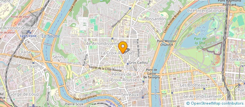 localisation de l'entreprise COPROPRIETE  LYON