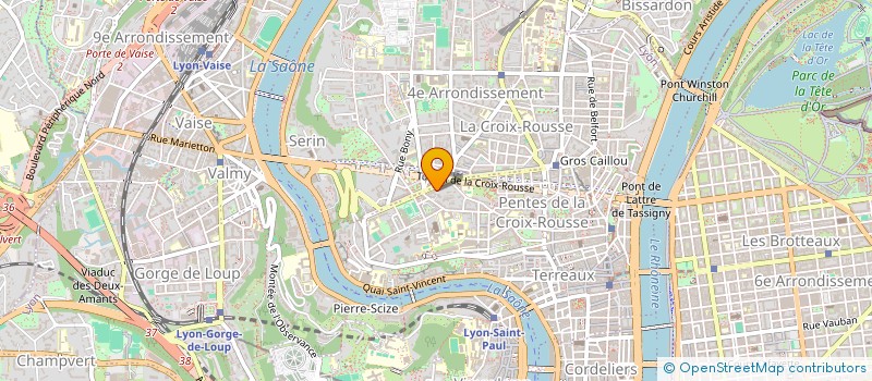 localisation de l'entreprise COPROPRIETE à LYON