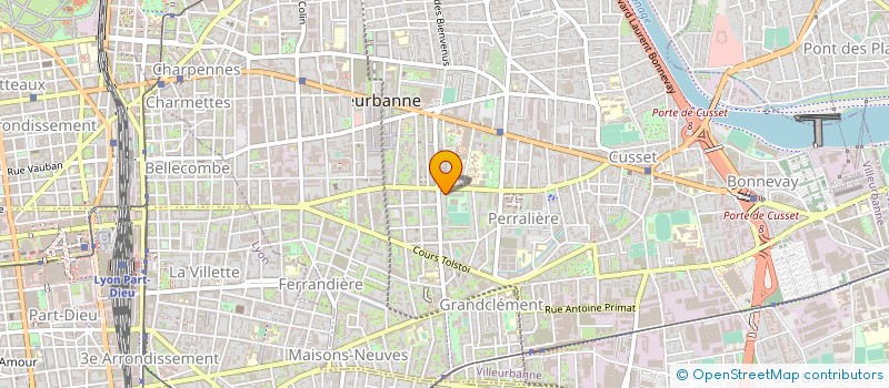 localisation de l'entreprise COPROPRIETE à VILLEURBANNE