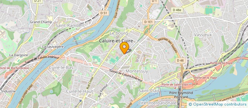 localisation de l'entreprise COPROPRIETE à CALUIRE-ET-CUIRE