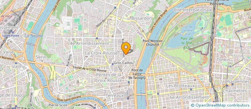 localisation de l'entreprise COPROPRIETE  LYON