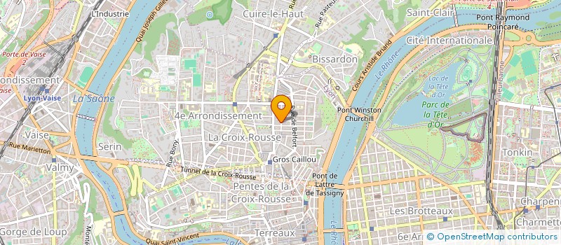 localisation de l'entreprise COPROPRIETE  LYON