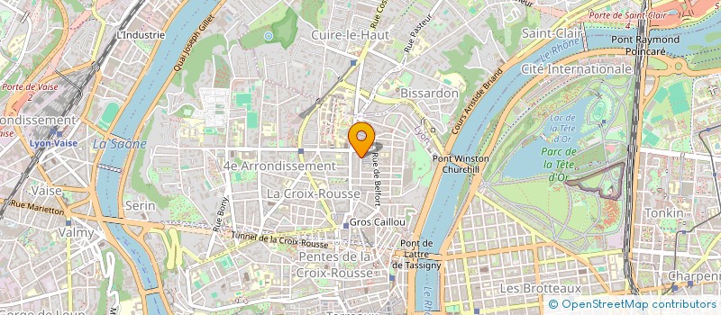 localisation de l'entreprise COPROPRIETE  LYON