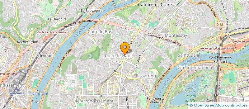 localisation de l'entreprise COPROPRIETE à CALUIRE-ET-CUIRE