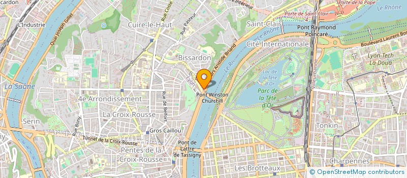 localisation de l'entreprise COPROPRIETE à CALUIRE-ET-CUIRE