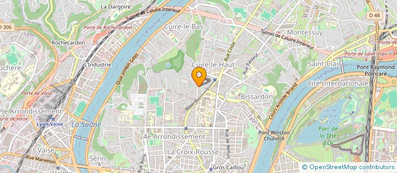 localisation de l'entreprise COPROPRIETE à CALUIRE-ET-CUIRE