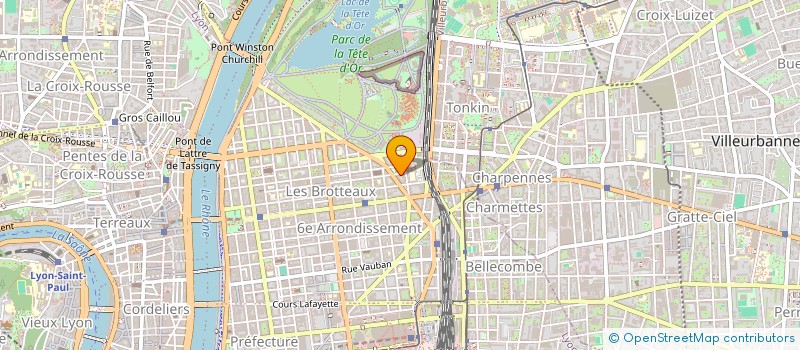 localisation de l'entreprise COPROPRIETE  LYON