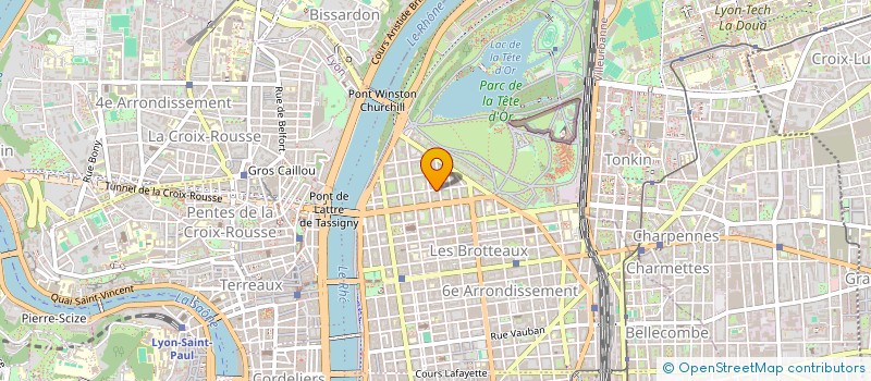 localisation de l'entreprise COPROPRIETE  LYON 6EME