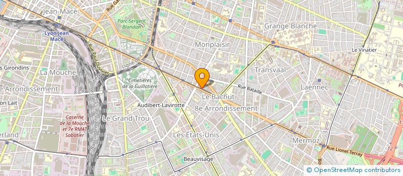 localisation de l'entreprise COPROPRIETE  LYON