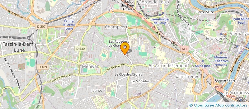 localisation de l'entreprise COPROPRIETE  LYON