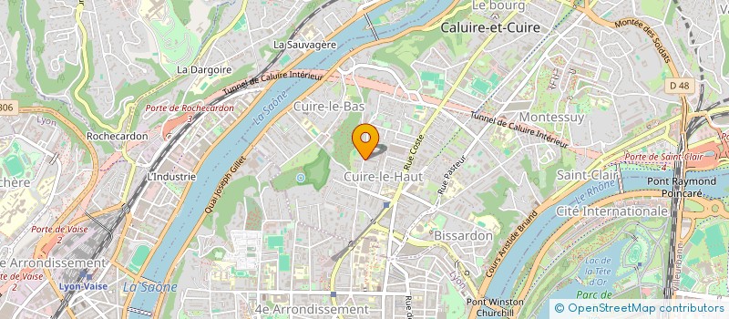 localisation de l'entreprise COPROPRIETE à CALUIRE-ET-CUIRE