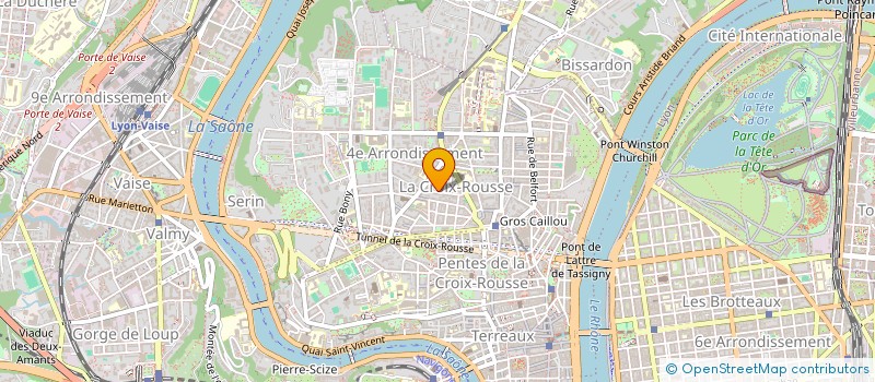 localisation de l'entreprise COPROPRIETE  LYON