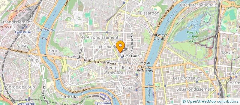 localisation de l'entreprise COPROPRIETE  LYON