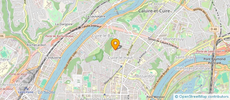 localisation de l'entreprise COPROPRIETE à CALUIRE-ET-CUIRE