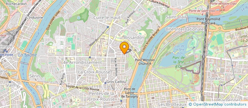 localisation de l'entreprise COPROPRIETE  LYON