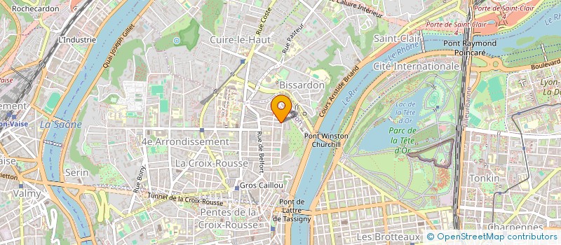 localisation de l'entreprise COPROPRIETE  LYON