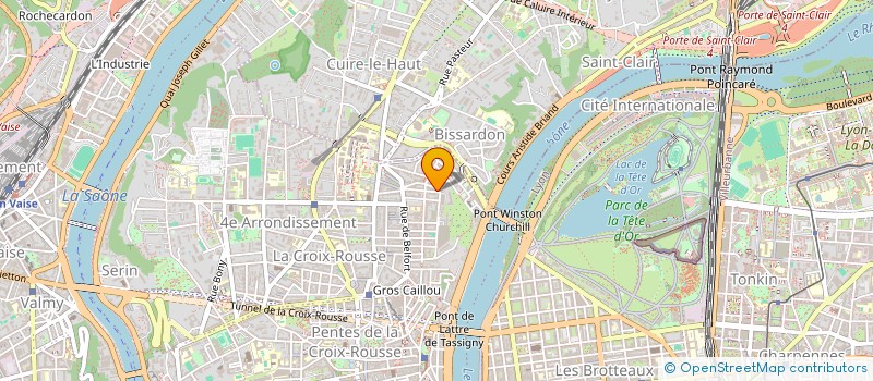 localisation de l'entreprise COPROPRIETE  LYON