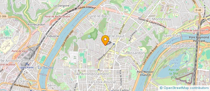 localisation de l'entreprise COPROPRIETE à CALUIRE-ET-CUIRE