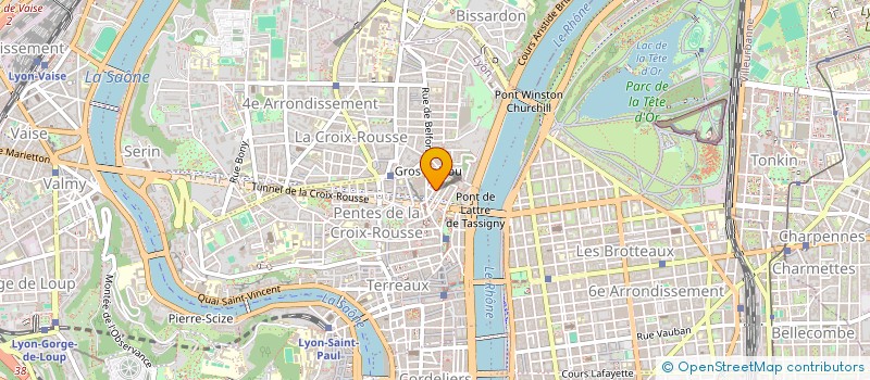 localisation de l'entreprise COPROPRIETE à LYON