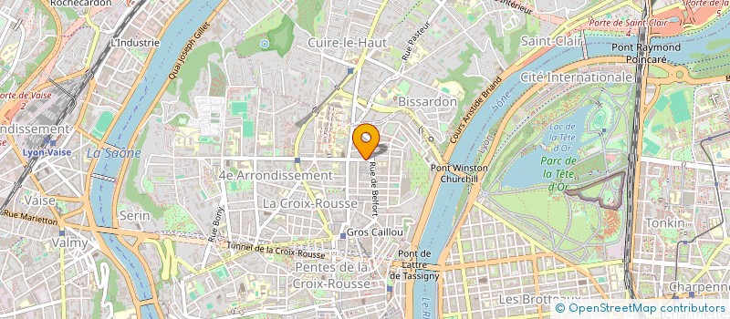 localisation de l'entreprise COPROPRIETE  LYON