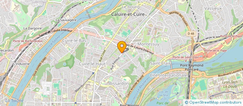 localisation de l'entreprise COPROPRIETE à CALUIRE-ET-CUIRE