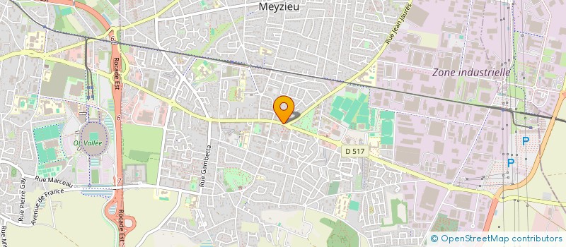 localisation de l'entreprise COPROPRIETE  MEYZIEU