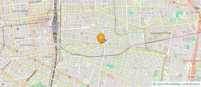 localisation de l'entreprise COPROPRIETE  LYON