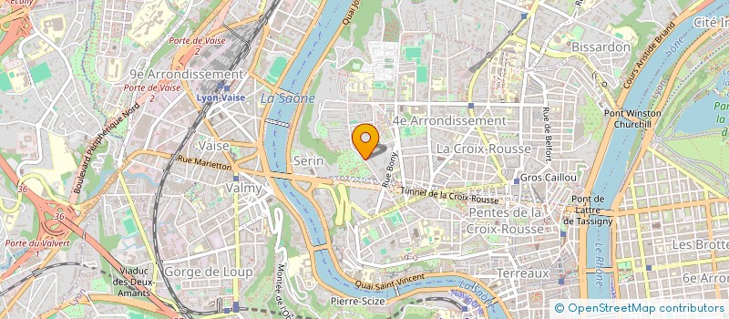 localisation de l'entreprise COPROPRIETE  LYON