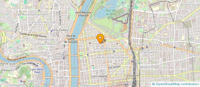 localisation de l'entreprise COPROPRIETE  LYON