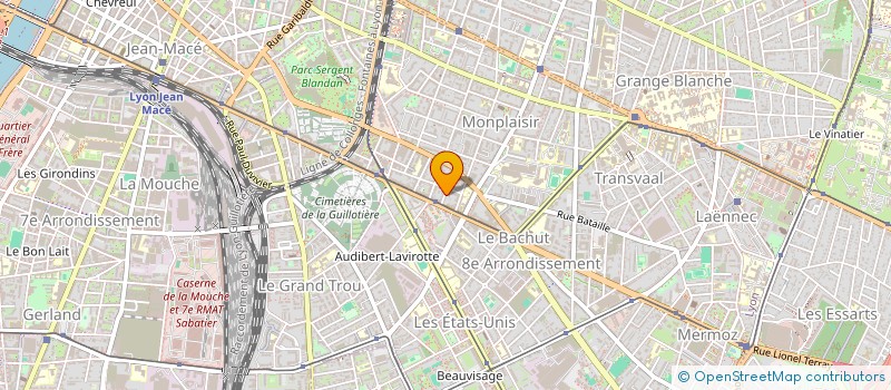 localisation de l'entreprise COPROPRIETE  LYON