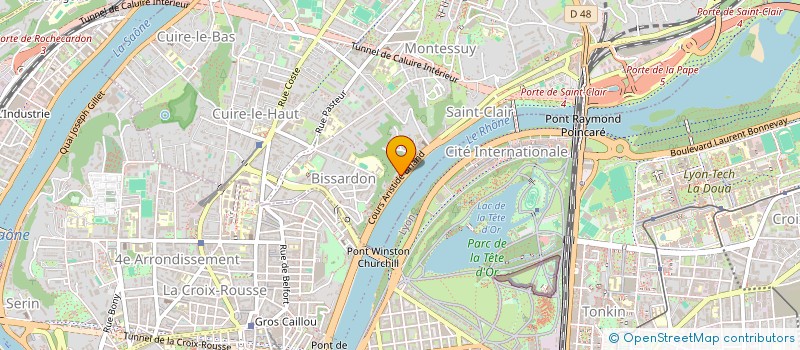 localisation de l'entreprise COPROPRIETE à CALUIRE-ET-CUIRE